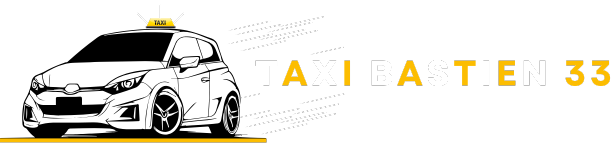 TAXI Bastien 33 logo textes blanc